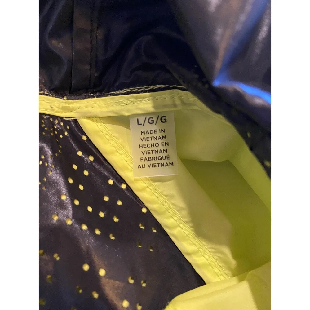 Body Glove Size L Yellow Packable Lightweight‎ Windbreaker Jacket NWT